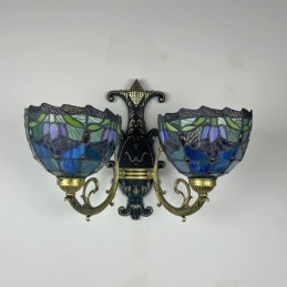 Wandlamp in Tiffany-Stijl...