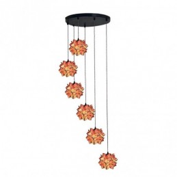 6-Lichts Pendellamp in...