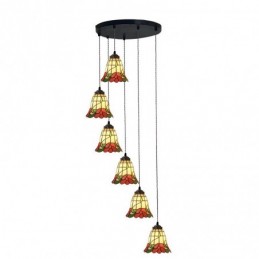 6-Lichts Pendellamp in...