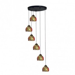 6-Lichts Pendellamp in...