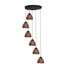 6-Lichts Pendellamp in...