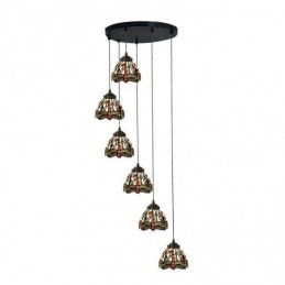 6-Lichts Pendellamp in...