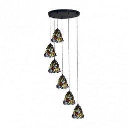 6-Lichts Pendellamp in...