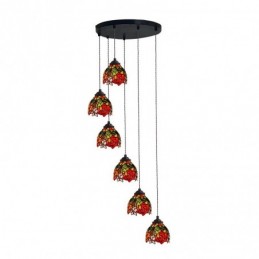 6-Lichts Pendellamp in...