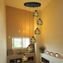 6-Lichts Pendellamp in...