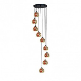 9-Lichts Pendellamp in...