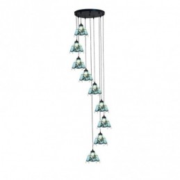 9-Lichts Pendellamp in...
