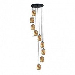 9-Lichts Pendellamp in...