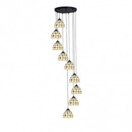 9-Lichts Pendellamp in...