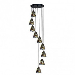 9-Lichts Pendellamp in...