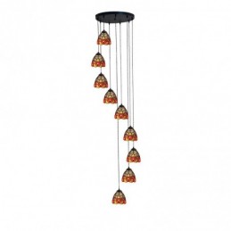 9-Lichts Pendellamp in...