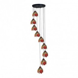 9-Lichts Pendellamp in...