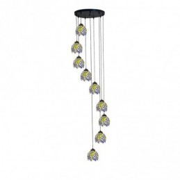9-Lichts Pendellamp in...