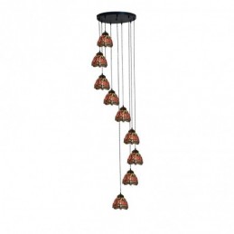 9-Lichts Pendellamp in...