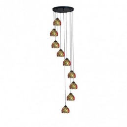 9-Lichts Pendellamp in...