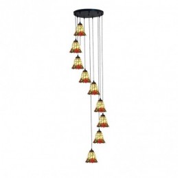 9-Lichts Pendellamp in...
