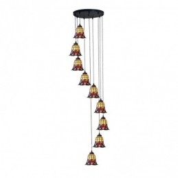 9-Lichts Pendellamp in...