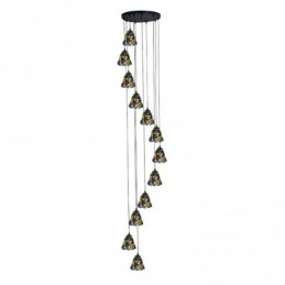 12-Lichts Pendellamp in...