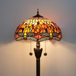 Vloerlamp in Tiffany-Stijl...