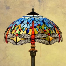 Vloerlamp in Tiffany-Stijl...