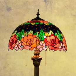 Vloerlamp in Tiffany-Stijl...
