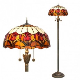 Vloerlamp in Tiffany-Stijl...