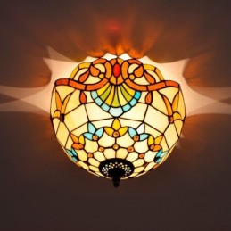 Plafonnier in Tiffany-Stijl...