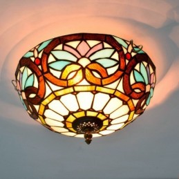 Plafonnier in Tiffany-Stijl...