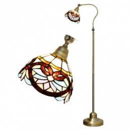 Vloerlamp in Tiffany-Stijl...