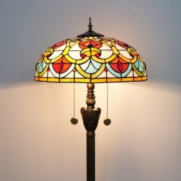 Vloerlamp in Tiffany-Stijl...