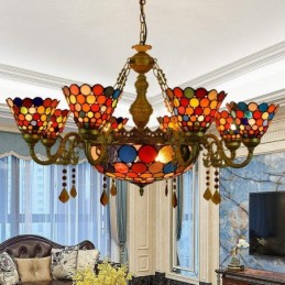 Pendellamp in Tiffany-Stijl...