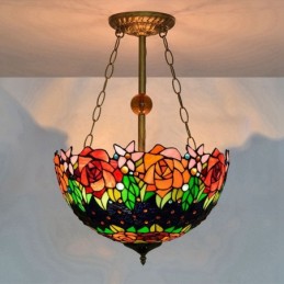 Pendellamp in Tiffany-Stijl...