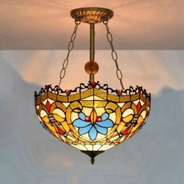 Pendellamp in Tiffany-Stijl...