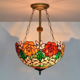 Pendellamp in Tiffany-Stijl...