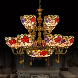 Luster in Tiffany-Stijl met...