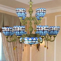 Luster in Tiffany-Stijl met...