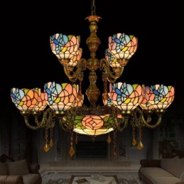 Pendellamp in Tiffany-Stijl...