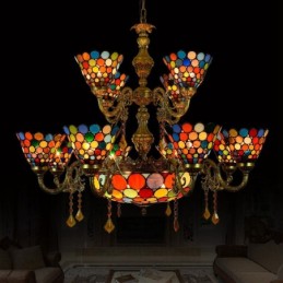 Pendellamp in Tiffany-Stijl...