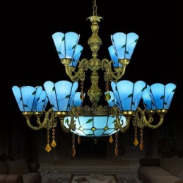 Pendellamp in Tiffany-Stijl...