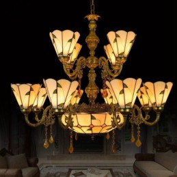 Pendellamp in Tiffany-Stijl...