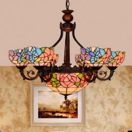 Pendellamp in Tiffany-Stijl...