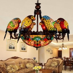 Pendellamp in Tiffany-Stijl...