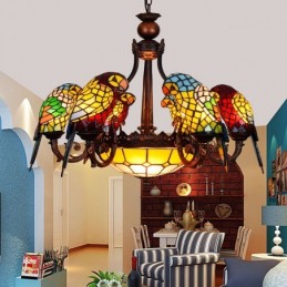 Pendellamp in Tiffany-Stijl...