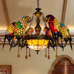 Pendellamp in Tiffany-Stijl...