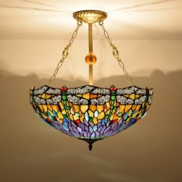 Pendellamp in Tiffany-Stijl...