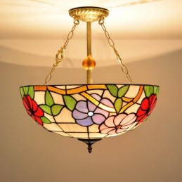 Pendellamp in Tiffany-Stijl...