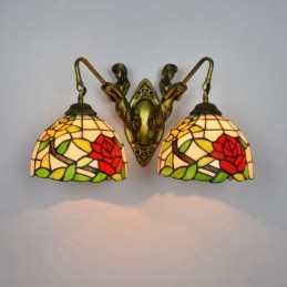 Wandlamp in Tiffany-Stijl...