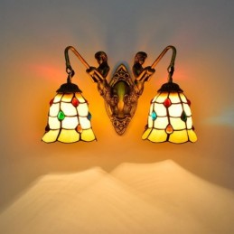 Wandlamp in Tiffany-Stijl...