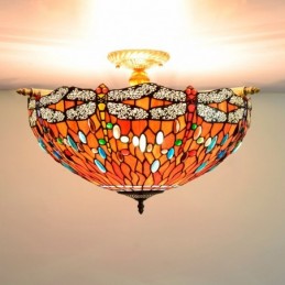 Plafonnier in Tiffany-Stijl...