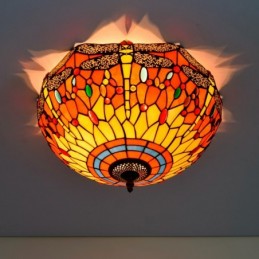 Plafonnier in Tiffany-Stijl...